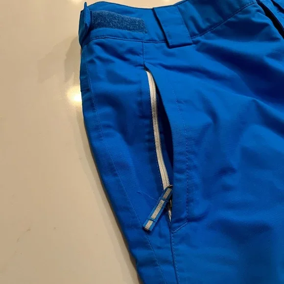 Columbia Titanium Omni-Tech Kids Blue Waterproof Snow Pants Sz. LG Ski Snowboard - Picture 7 of 16